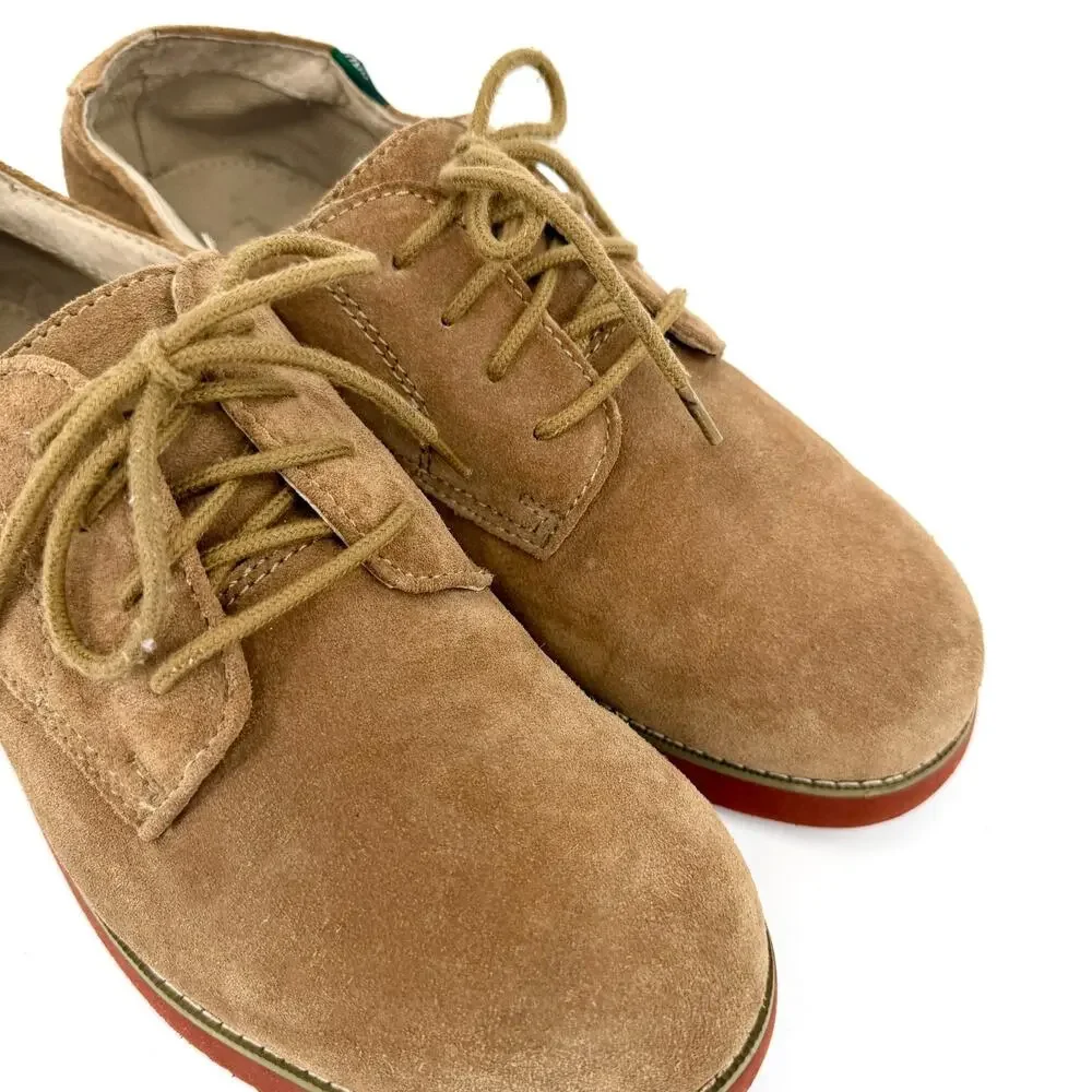 Vintage Y2K Eastland Brown Suede Leather Lace-Up Oxfords